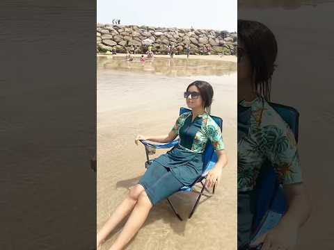 ⭐️وصلنا البحر 🌊غادي نطير بالفرحة🥰ماما وبابا تهلاو فيا🧜♀️هاشنو دينا الغدا 🍟🌯🥗