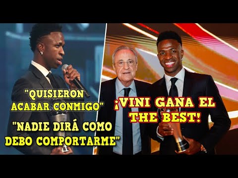 🚨VINICIUS GANA el THE BEST y ATACA a TODOS "NADIE DIRÁ como DEBO COMPORTARME" "NO ESTÁN PREPARADOS"