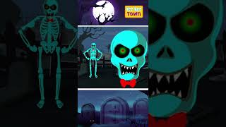 Spooky Song Time! Learn Colors with Skeleton 💀🎶🌈 #skeletondance #spooky #scary #trending #foryou