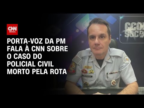 Porta-voz da PM comenta a morte de policial civil pela Rota | BASTIDORES CNN