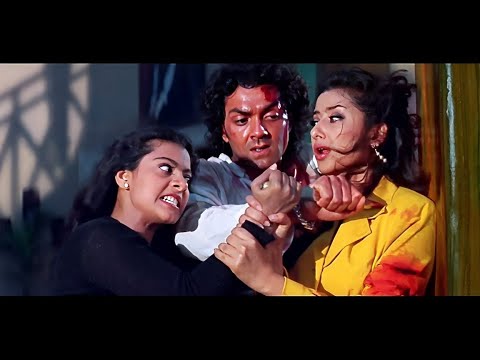 बाप के क़ातिल का गुप्त राज़ आया सामने | Superhit Climax Scene | Bobby Deol, Kajol, Manisha Koirala