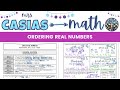 Ordering Real Numbers in 8th Grade Math