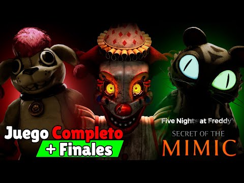 Jugué TODO Five Nights At Freddy's Secret Of The Mimic En Un Video + TODOS LOS FINALES