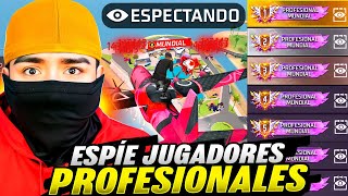 ESPIE A UNA ESCUADRA DE JUGADORES PROFESIONALES DE FREE FIRE Y DESCUBRI ESTO