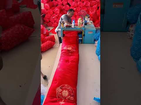 Quilt Folding And Packing Process - Goodtools and machinery make work easy