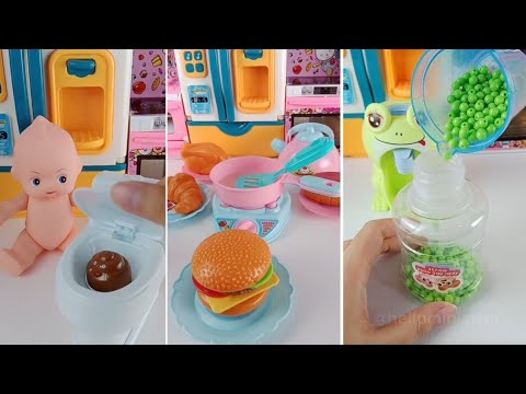 Compilation satisfying with unboxing mini kitchen set ASMR part 37