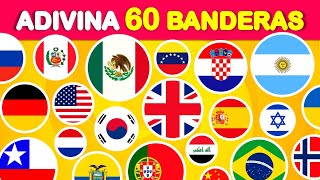 🧠ADIVINA DE QUÉ PAÍS ES LA BANDERA ✅|🌎Quiz de Geografía | Test de conocimiento en banderas del mundo