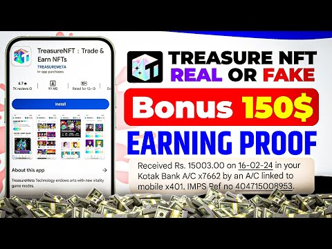 Treasure NFT Real Or Fake | Treasure NFT Kya Hai ? | TreasureNFT Withdrawal Proof - TreasureNFT