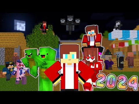 MAIZEN : Animation in 2024 vol2 - Minecraft Parody Animation Mikey and JJ