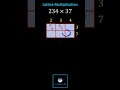 Lattice Multiplication Techniques