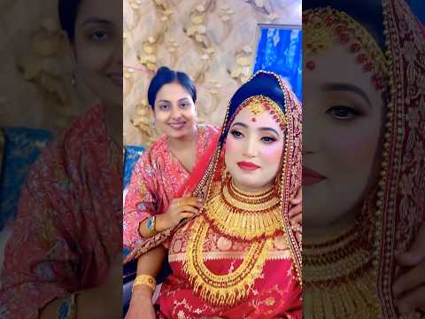 এই রকম সুন্দর করে সাজতে চাইলে চলে আসুন Jannat Makeover (Comilla) ০১৩৪২-৫৩৬৫৬৭ 👈#shorts