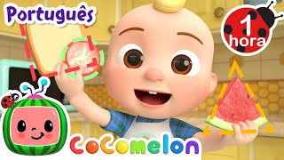 Formas no meu almoço | CoComelon Brasil | Músicas Infantis e Desenhos Animados em Português
