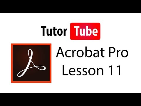 adobe acrobat 11 pro tutorial