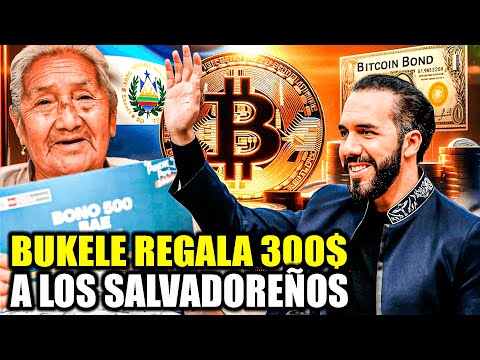 BUKELE REGALA BONO DE 300$ A LOS SALVADOREÑOS NADIE LO ESPERABA🤯