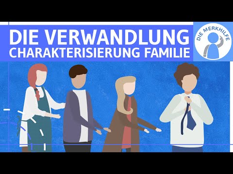 Die Verwandlung (Kafka) - Charakterisierung Familie Samsa (Mutter, Vater, Schwester Eigenschaften)