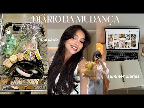 vida real morando sozinha || primeira compra de mercado & preparativos pro verão