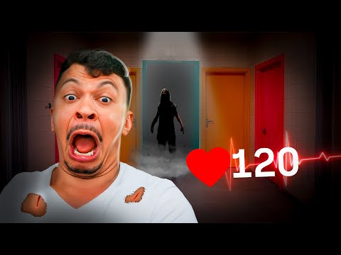 MEDINDO MEUS BATIMENTOS CARDÍACOS EM OUTRO JOGO DE TERROR!! 😂 (fork road)