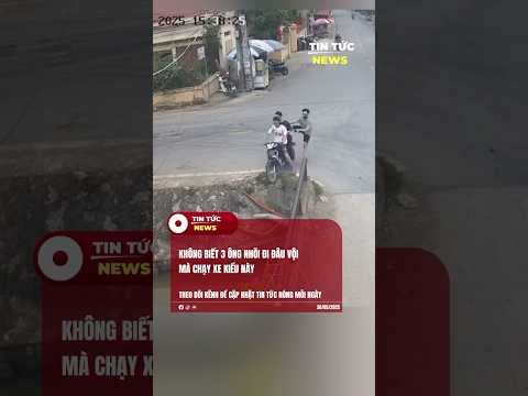 KHÔNG BIẾT 3 ÔNG NHÕI ĐI ĐÂU VỘI MÀ CHẠY XE KIỂU NÀY. #tintucnewsvn #hàihước #giaothông