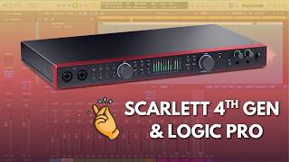 Scarlett 4th Gen Complete Guide Pt 1: Tour & 1st Recording in Logic Pro