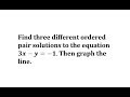 Understanding Integer Solutions and Graphing