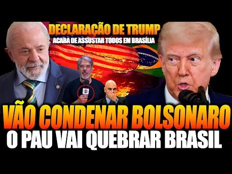 URGENTE: LULA MANDA CONDENAR! PEDIDO DE PRISÃO CHOCA O BRASIL! TRUMP REVELA PLANO COM BOLSONARO!