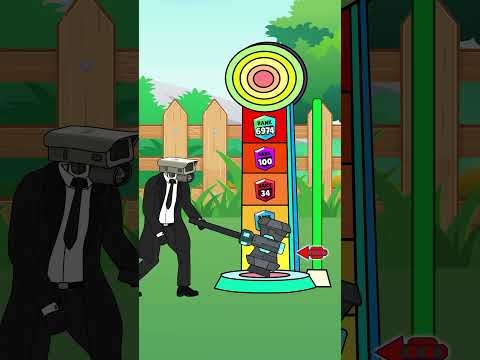 NEW BRAWL STARS RANK - NEW UPGRADED TITAN SPEAKER vs SKIBIDI TOILET #shorts #animation