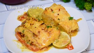 Filete de Pescado Dorado, Jugoso y Riquisímo Para Variar Tu Menu
