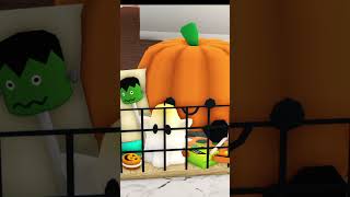 Making a Boo Basket in Bloxburg For My Daughters
