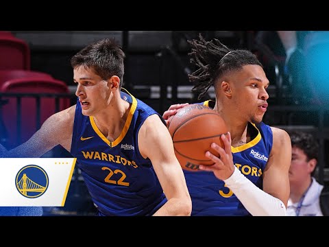 Warriors Rookies Alex Toohey & Will Richard Score Double Figures vs Jazz