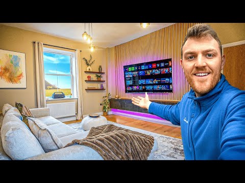 I Built My Dream Living Room As a First Time DIYER (DIY Renovation)