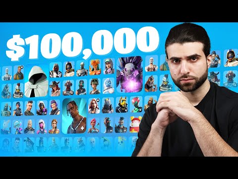 $1 vs $100,000 Fortnite Account!