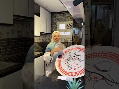 عملت صنيه لصباحيه العروسه😂❤️