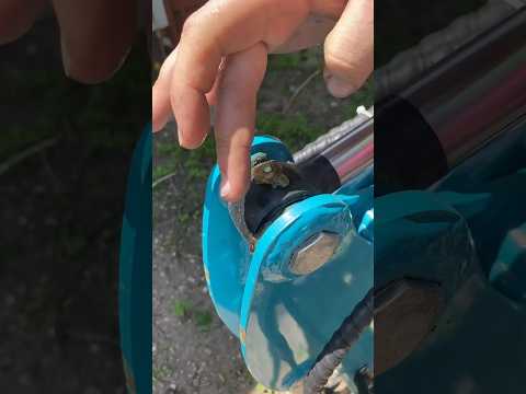 Switching out the low profile grease zerk on my mini excavator.