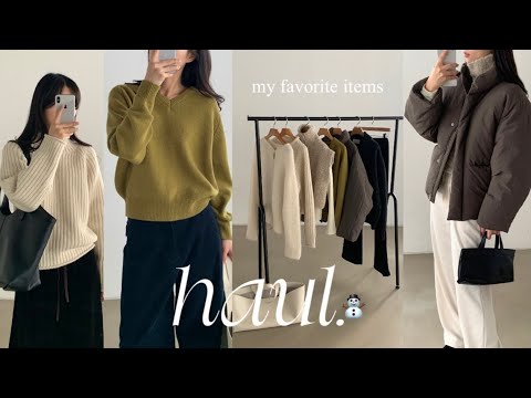 Winter 15 items🫒디자이너 브랜드 쇼핑하울! 네세서리, 더로우, 온러닝, 더바넷, 겨울 방한템 바라클라바부터 목도리까지🌨️🤍 좋아하는 브랜드 제품들 모아모아 리뷰 영상