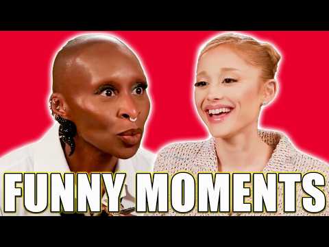 Ariana Grande And Cynthia Erivo Funny Moments From Wicked 2024