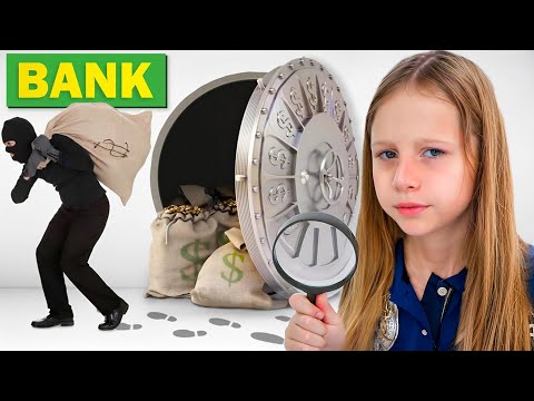 O banco foi roubado! Detetive Nastya entra em ação! Compilação de 1 hora de novas histórias