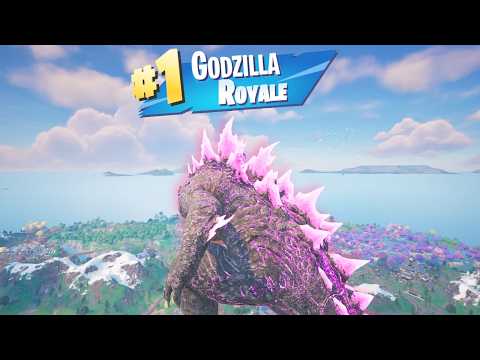 I WON As The GODZILLA BOSS In Fortnite