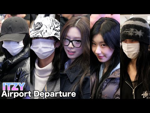 있지 'UTO FEST' 출국 직캠 ITZY Airport Departure｜김포공항 250119