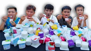 Hưng Troll | Thử Thách Người Cuối Cùng Ngừng Ăn Sữa Chua Thắng Nhận 500$
