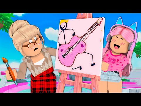 AJUDANDO A VOVÓ A DESENHAR NO Draw & Switch - ROBLOX