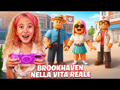 GIOCHIAMO A BROOKHAVEN SU ROBLOX NELLA VITA REALE CON GIORGIA E TUTTI I NOSTRI AMICI!