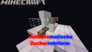 Minecraft Tutorial - Automatische Zuckerrohrfarm