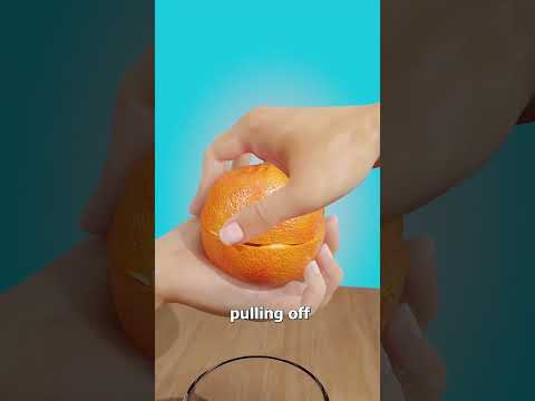 Make a Candle from an Orange 🍊🕯️#hacks #shorts