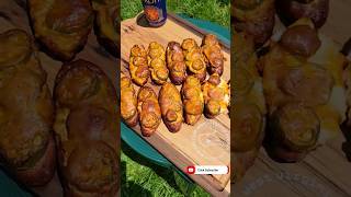 Smoked Jalapeño Popper Boats #4thofjuly