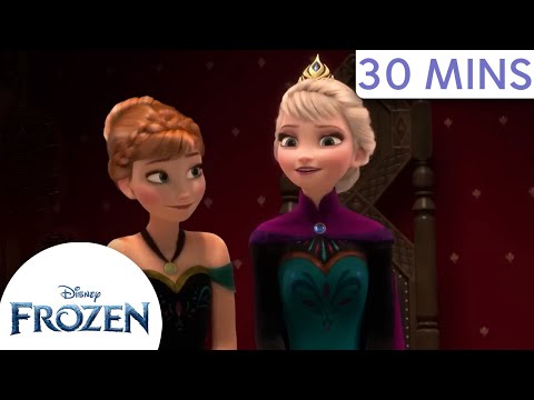 Elsa and Anna's Most Fashionable Moments | Activities for Kids | Frozen