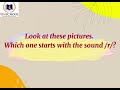 Identifying Initial Sounds in Words
