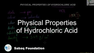 Physical Properties of Hydrochloric Acid