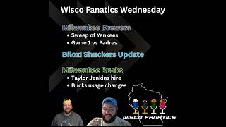Brewers sweep Yanks, AA update, Bucks hire Taylor Jenkins