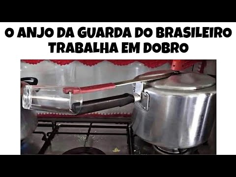 MELHORES MEMES EM IMAGENS - O anjo da guarda do brasileiro kkk