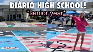 PINTANDO MINHA VAGA NA HIGH SCHOOL! ROTINA NA HIGH SCHOOL DOS ESTADOS UNIDOS ! SENIOR PARKING SPOT !